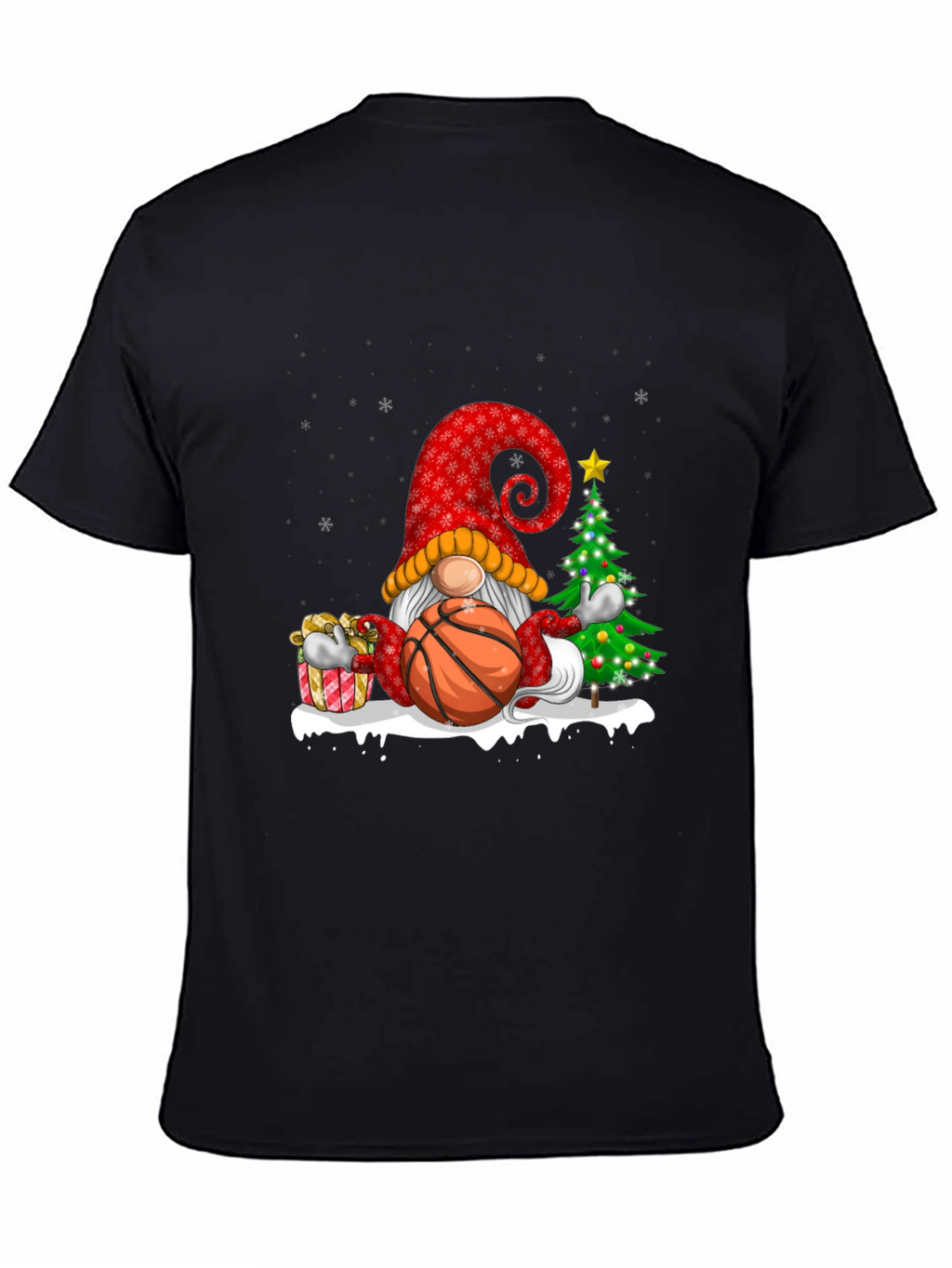 Christmas Basketball Gnome T-Shirt