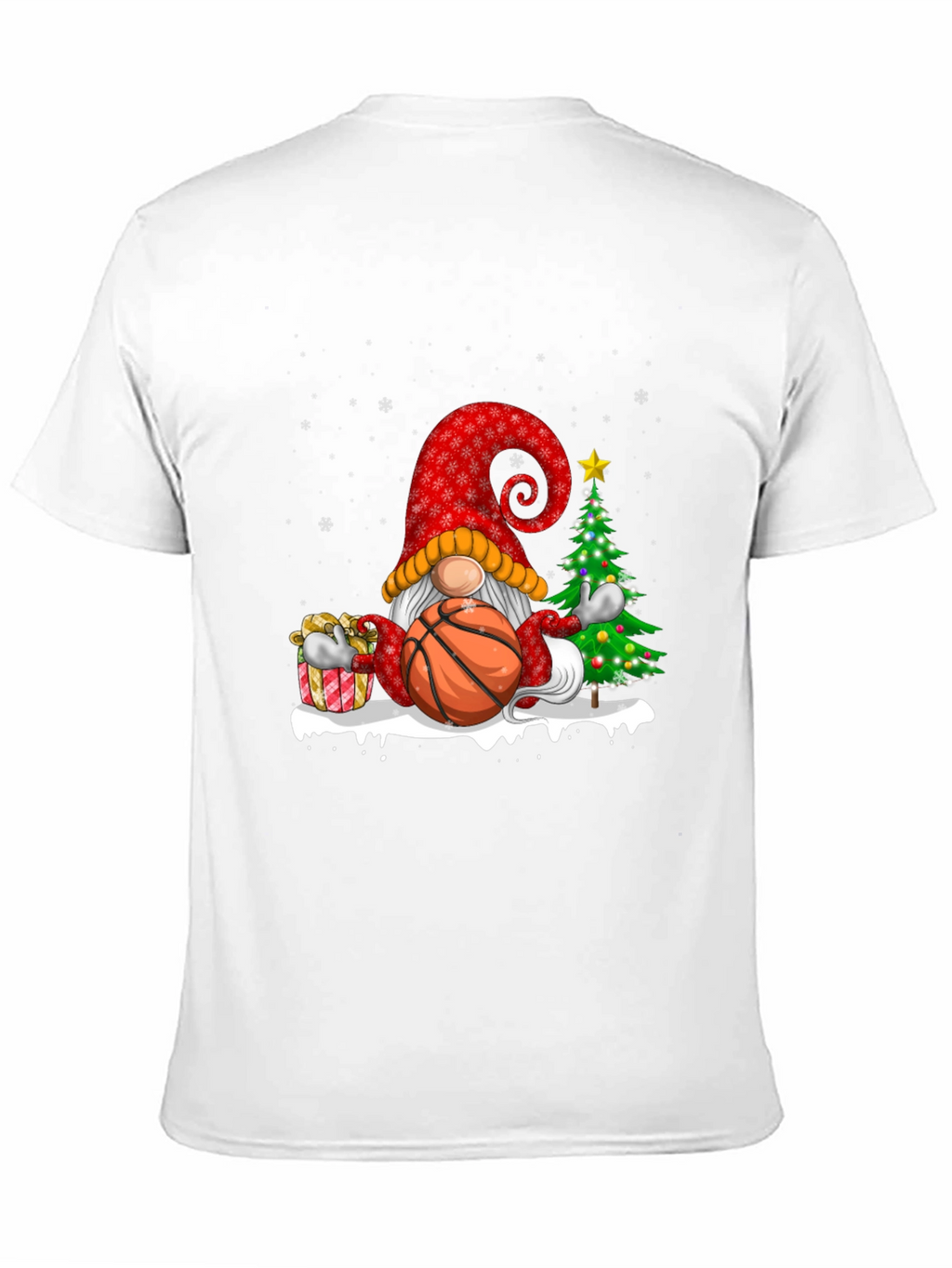 Christmas Basketball Gnome T-Shirt