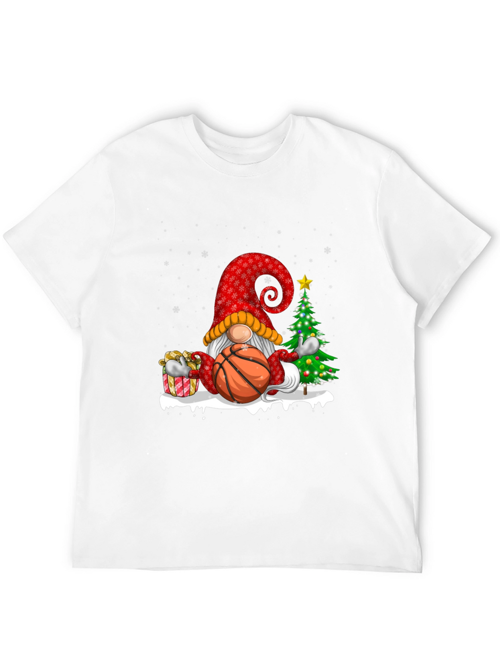 Christmas Basketball Gnome T-Shirt