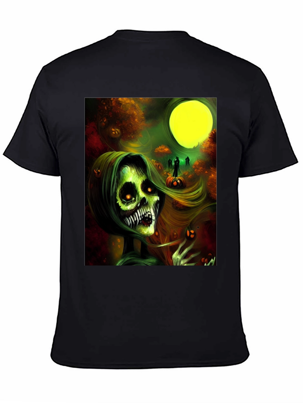 Halloween Zombie Woman Graphic Tee