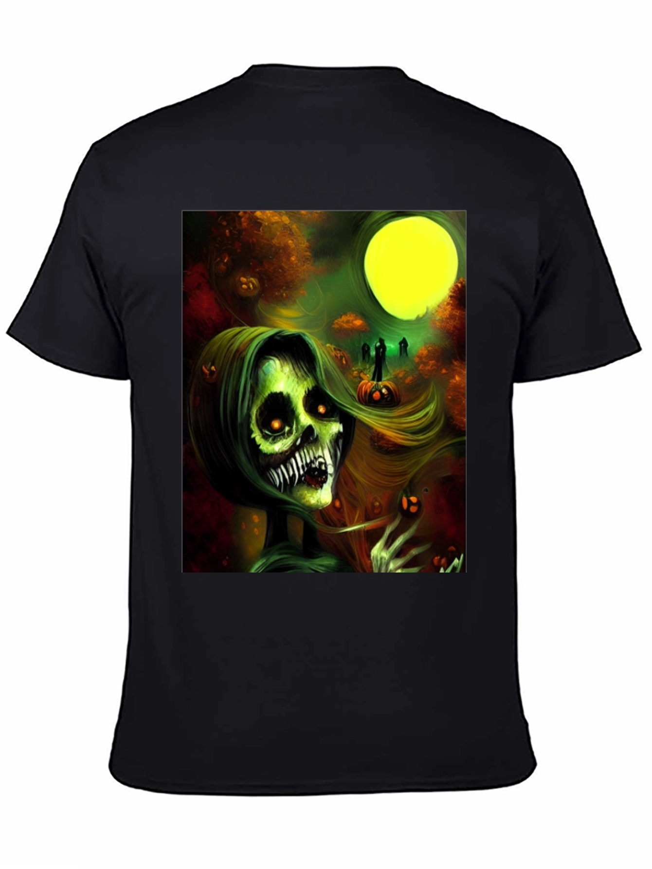 Halloween Zombie Woman Graphic Tee