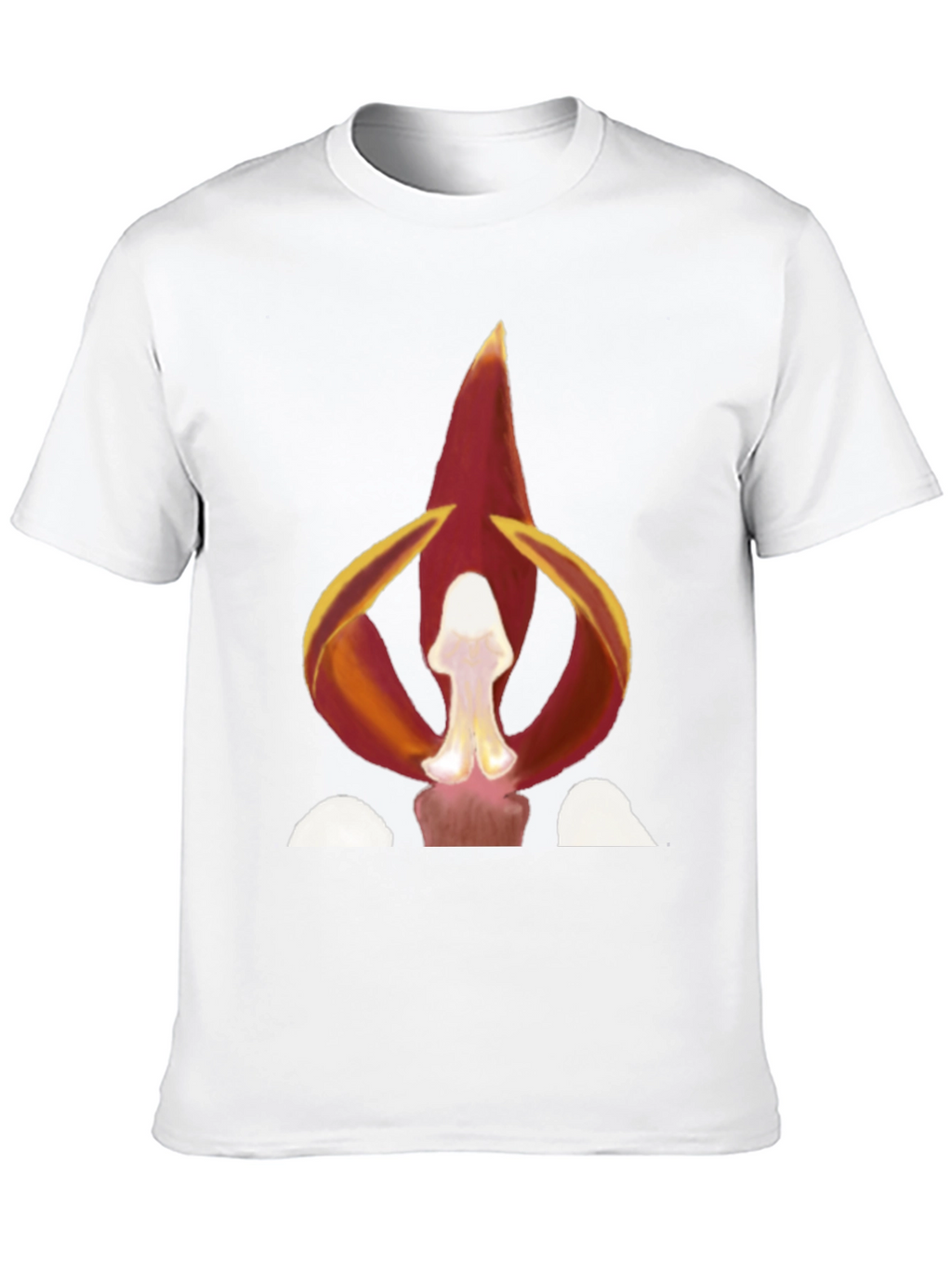 Fiery Floral Graphic Tee - Bold Statement Shirt