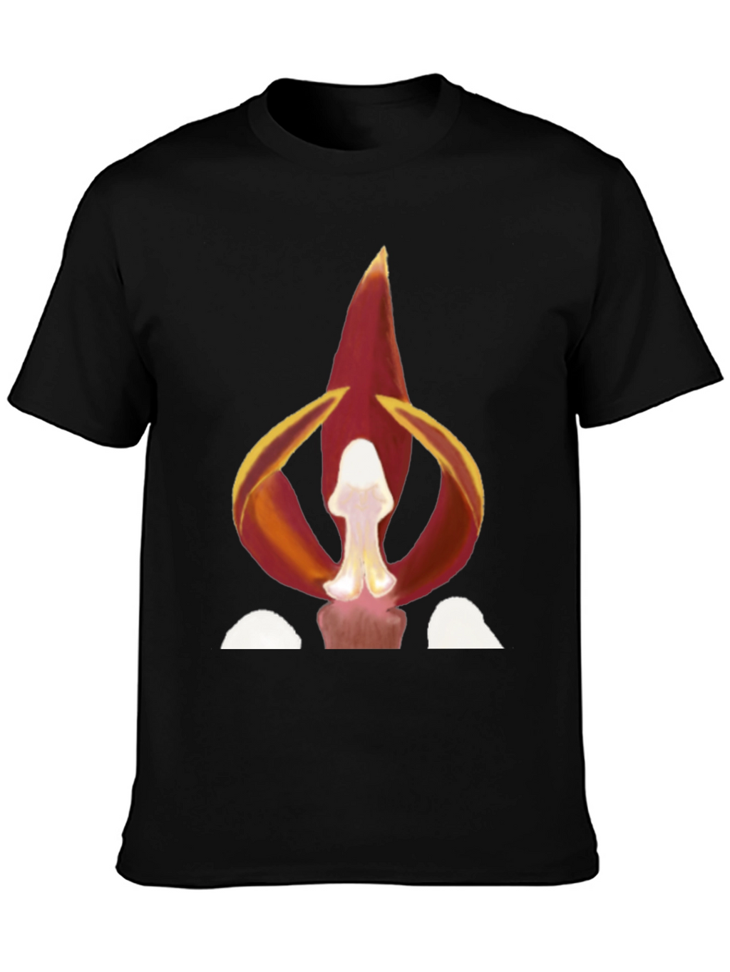 Fiery Floral Graphic Tee - Bold Statement Shirt