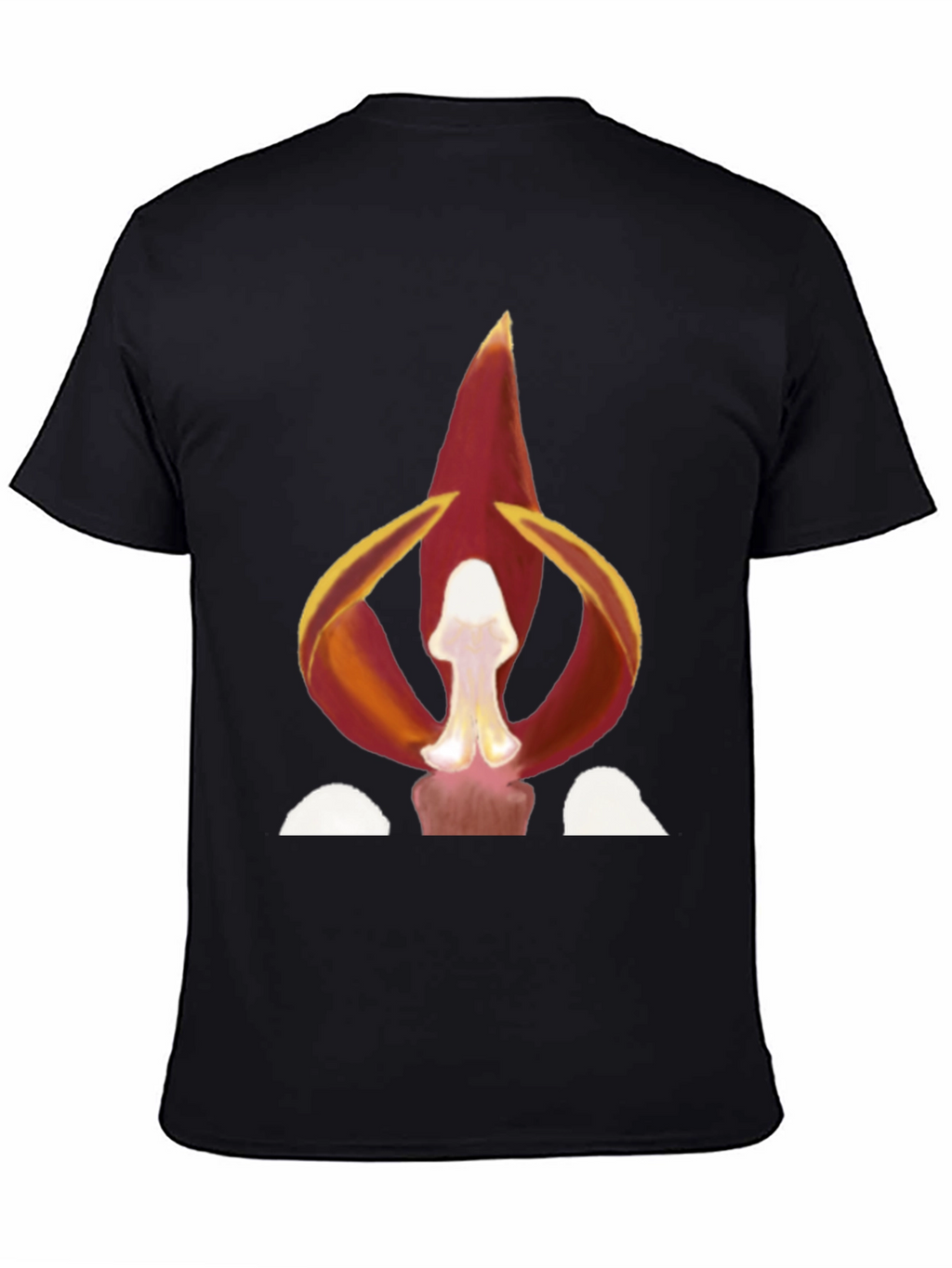 Fiery Floral Graphic Tee - Bold Statement Shirt