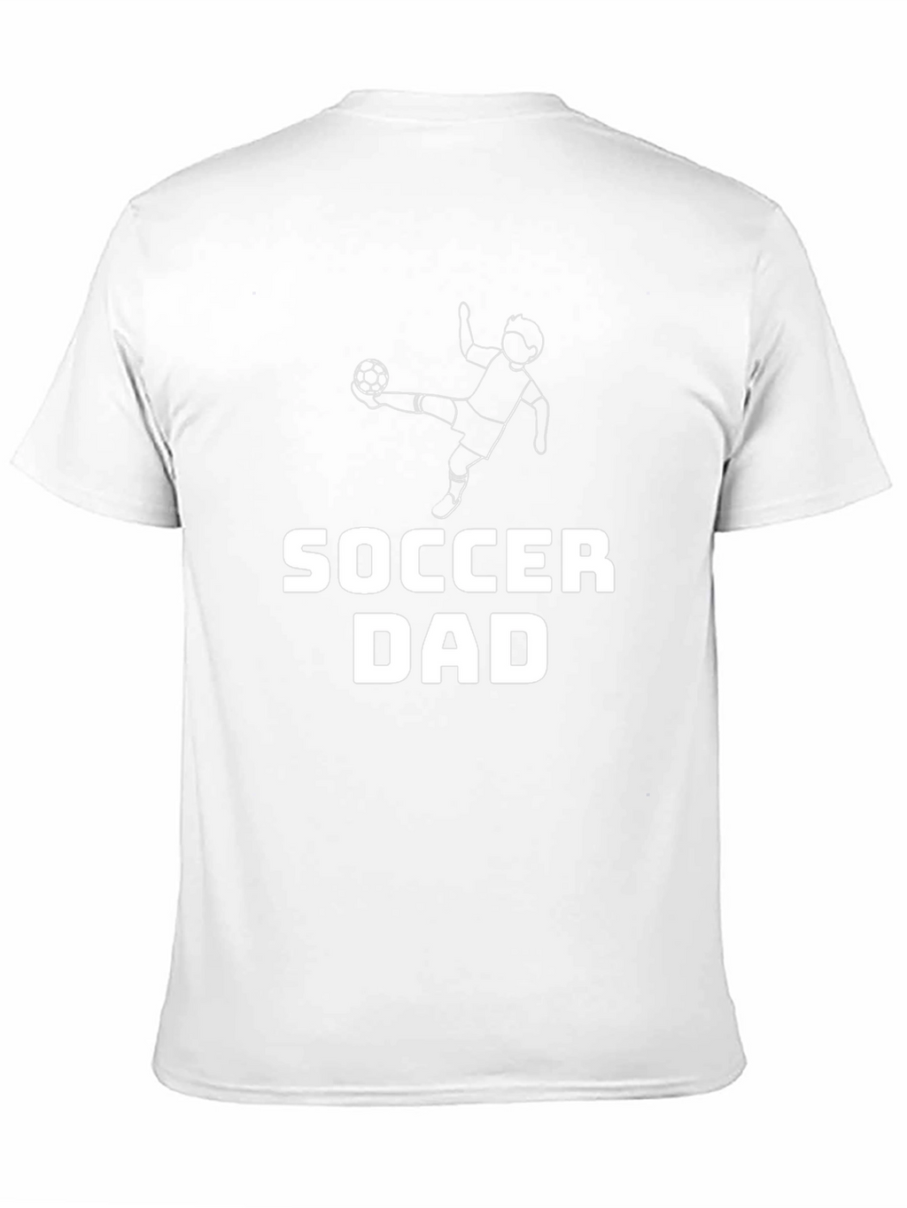 Soccer Dad Graphic Tee - Black Cotton