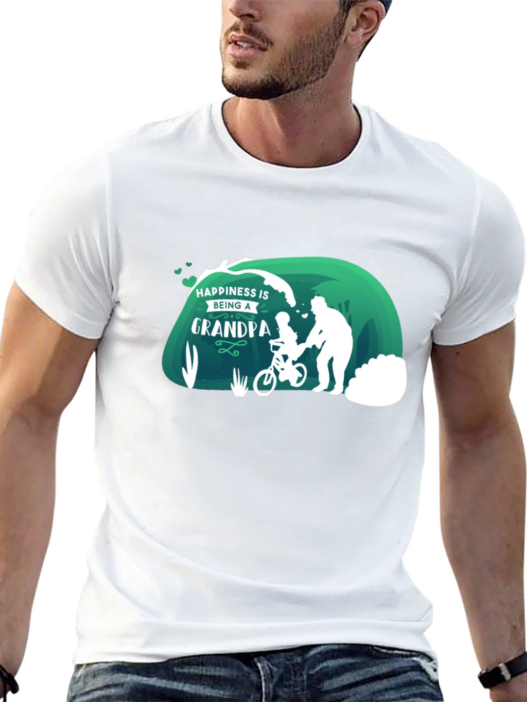 Happiness Is Being A Grandpa T-Shirt