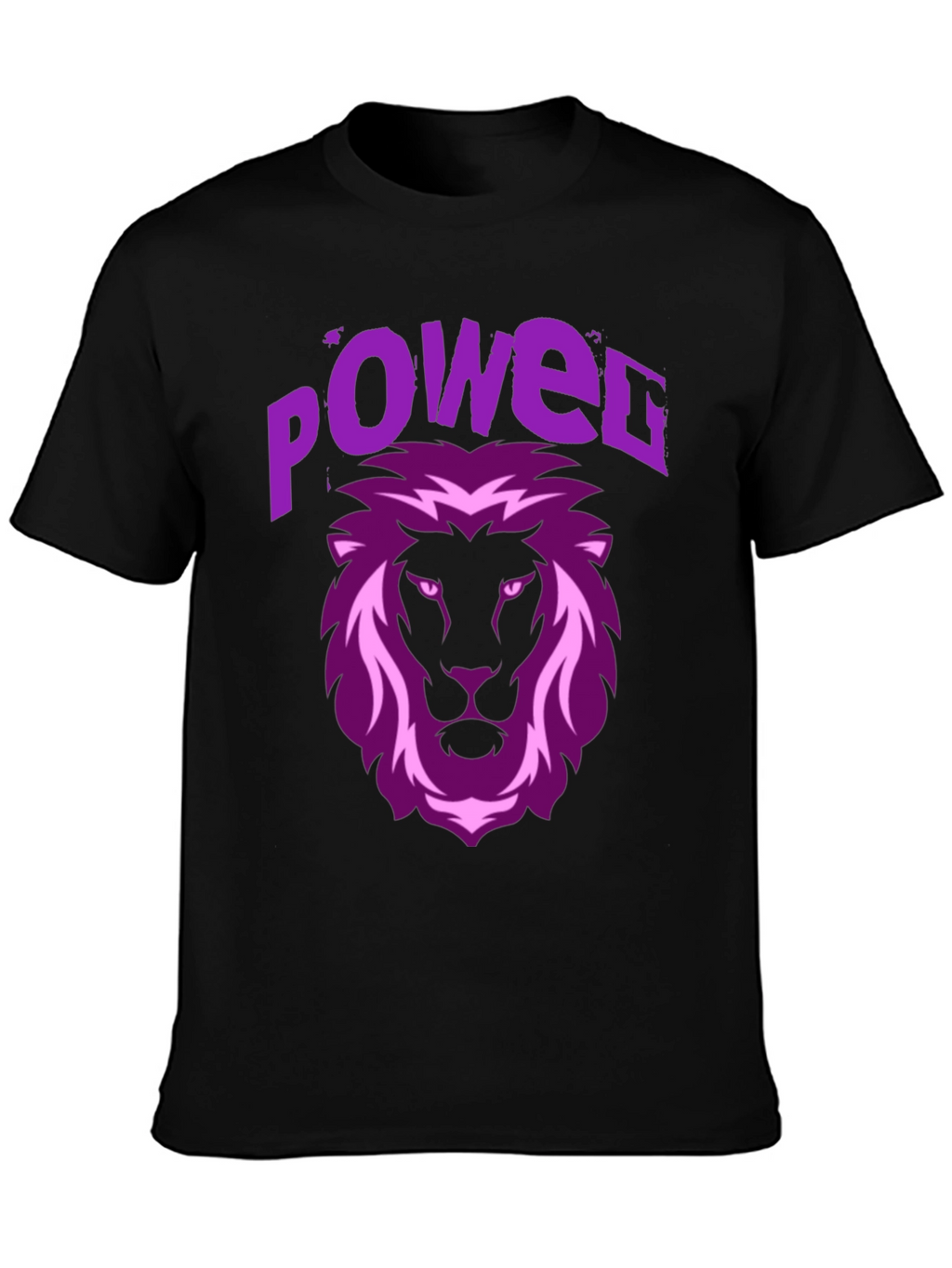 Power Lion Graphic Tee - Black