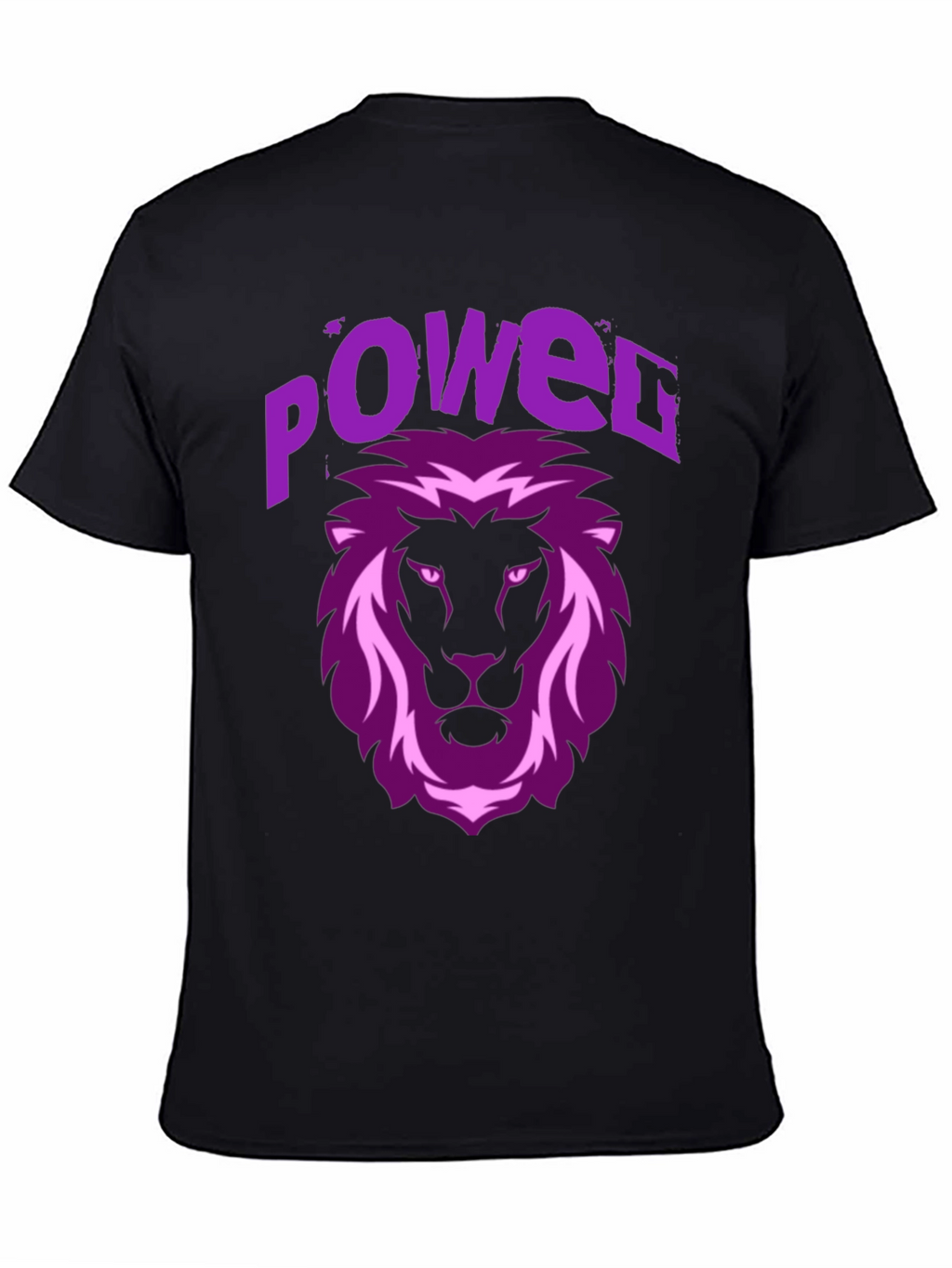 Power Lion Graphic Tee - Black