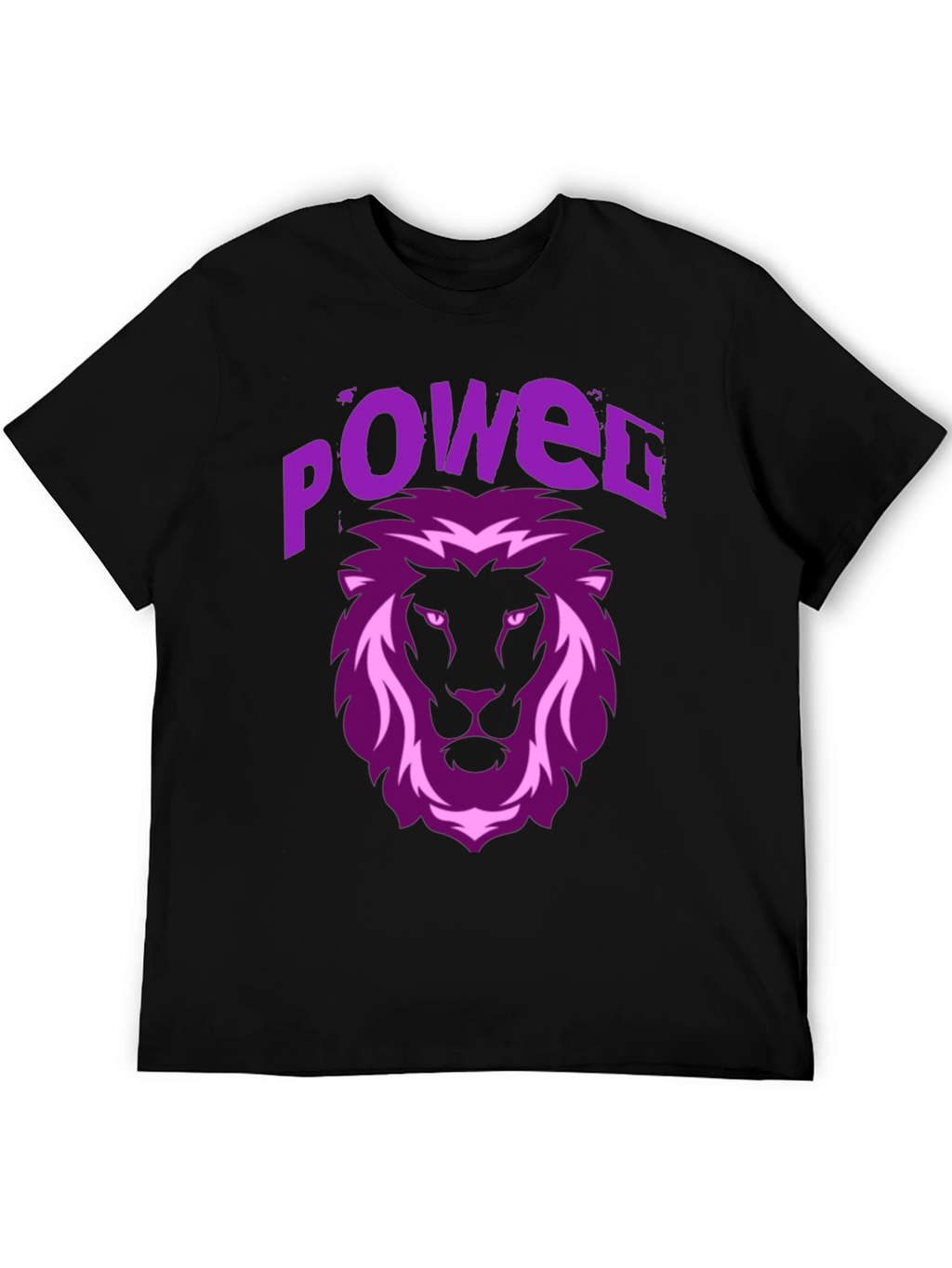 Power Lion Graphic Tee - Black