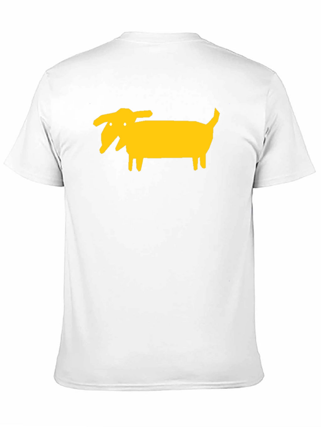 Funny Dog Graphic Tee - Black Cotton T-Shirt