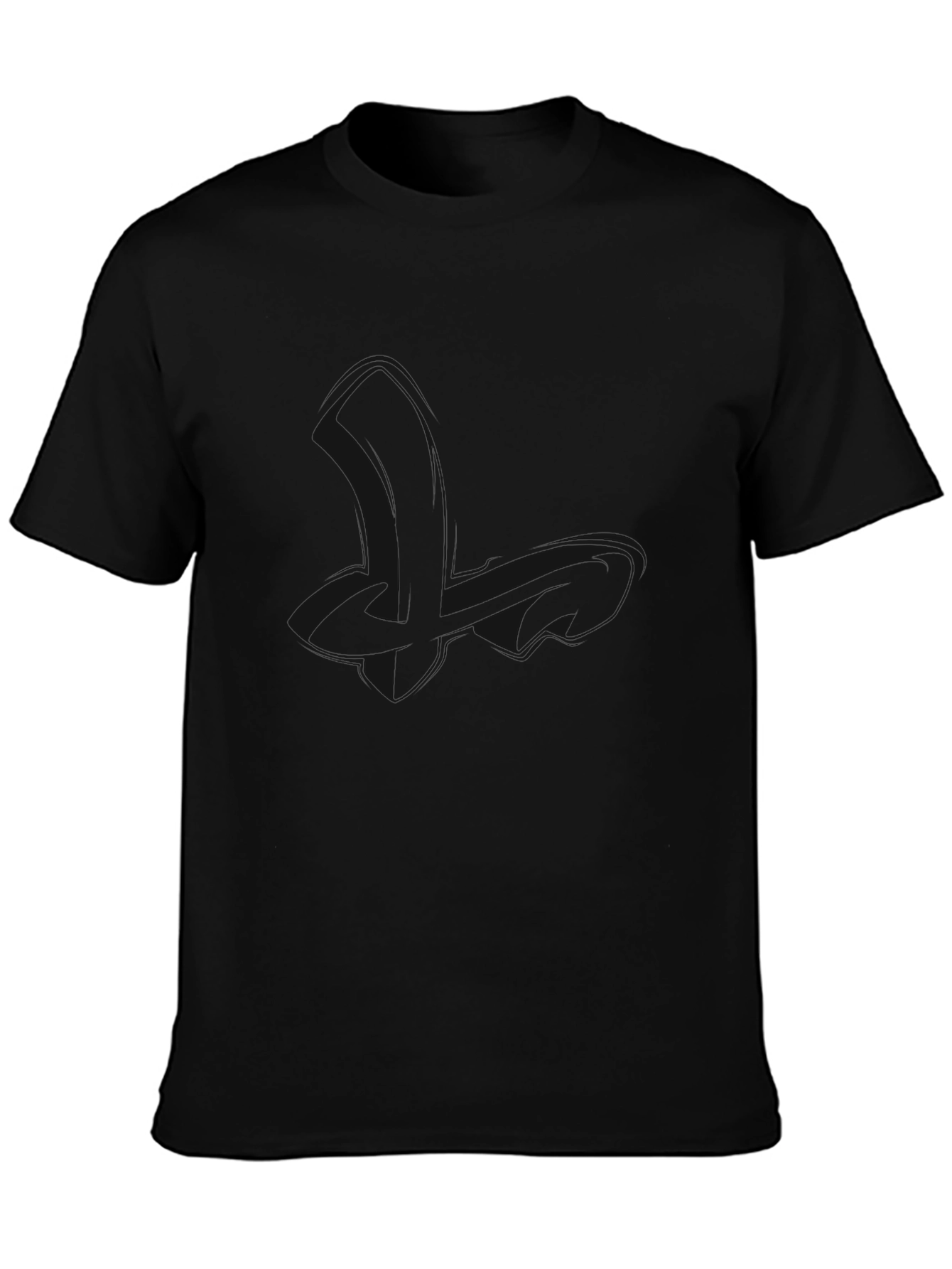 Classic Black Solid Color T-Shirt