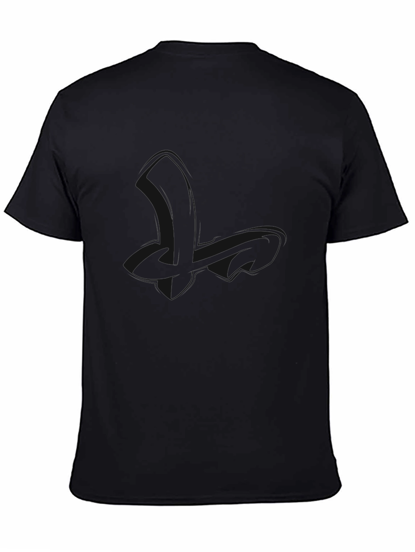 Classic Black Solid Color T-Shirt