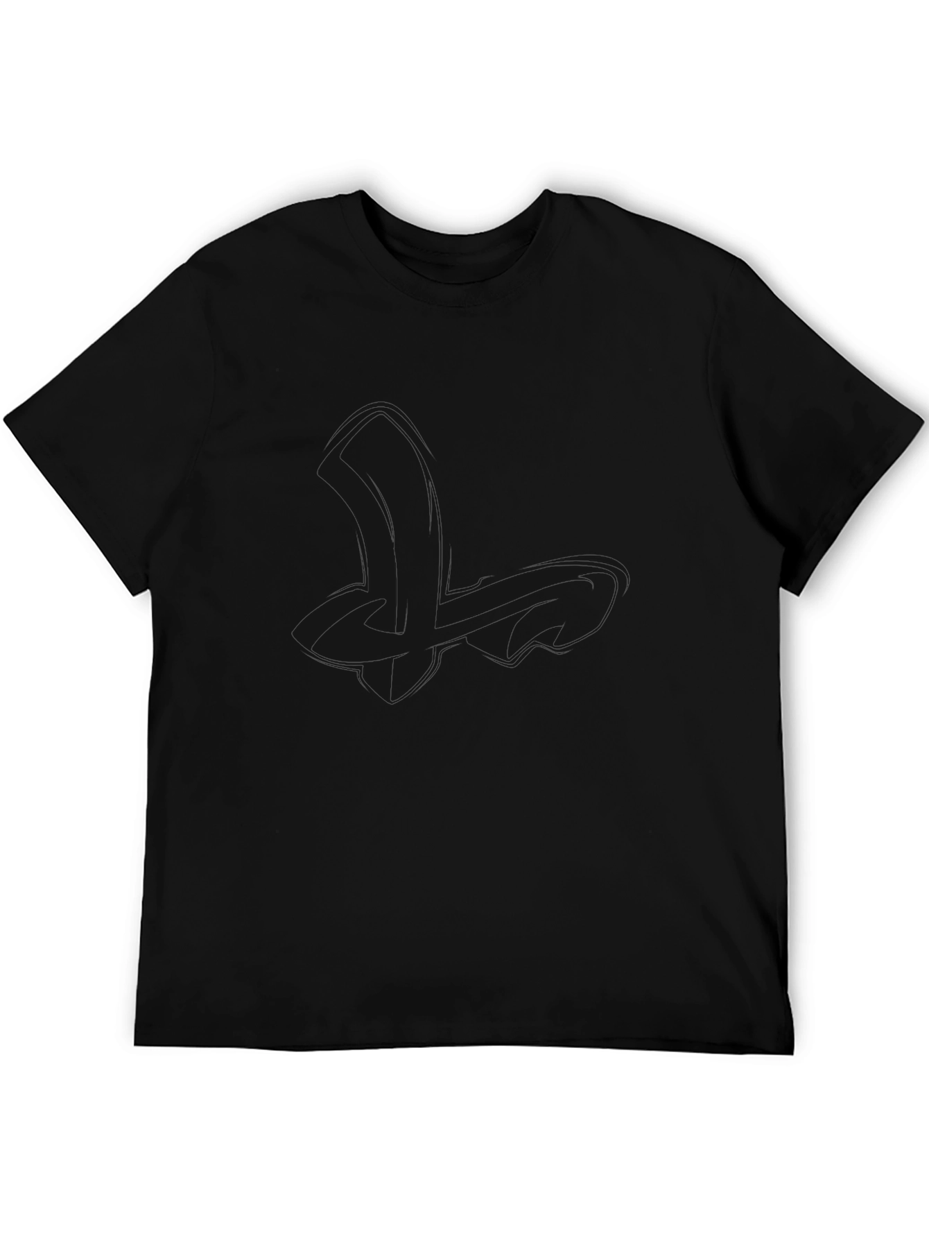Classic Black Solid Color T-Shirt