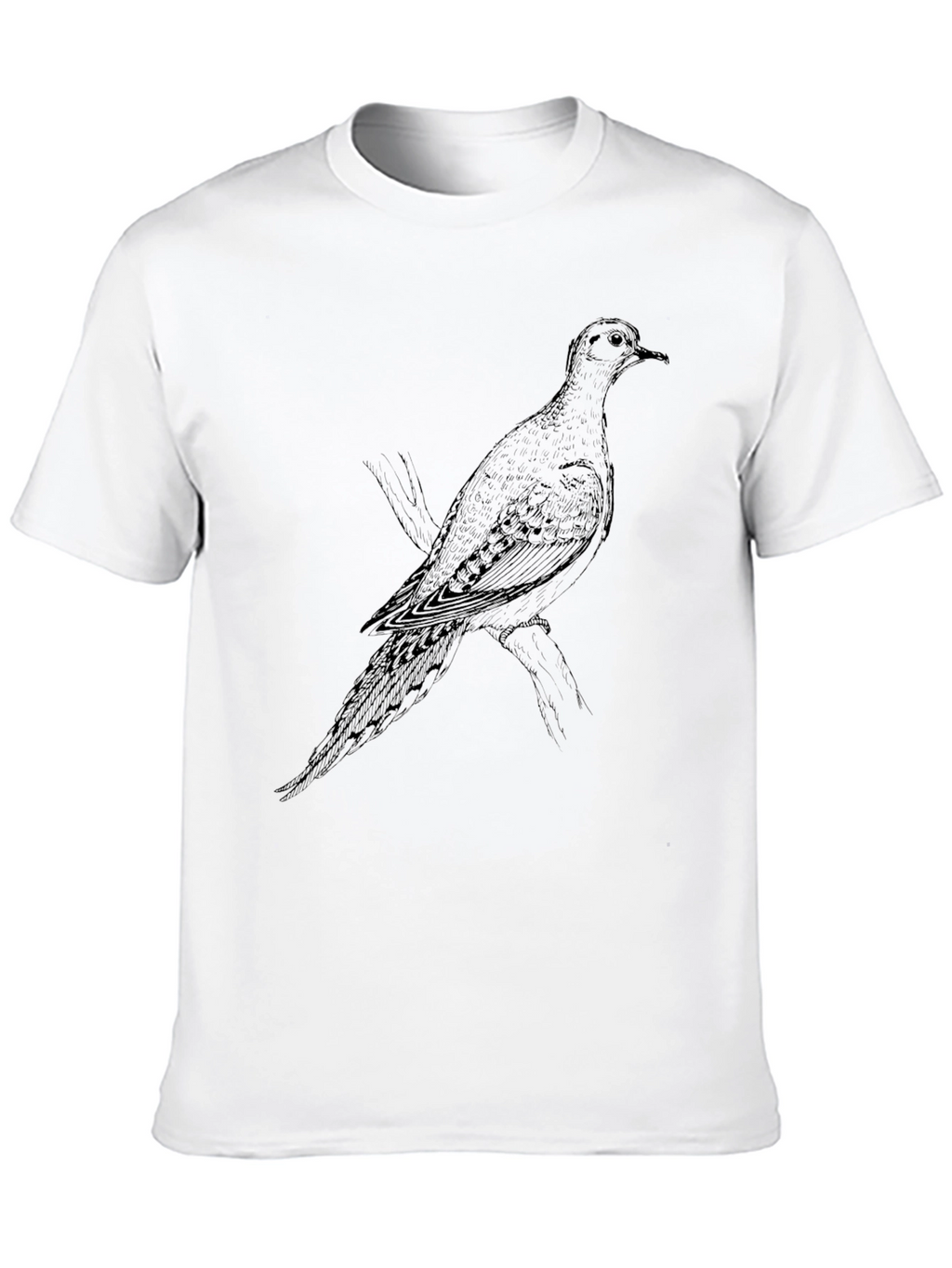 Bird Graphic Tee - Black