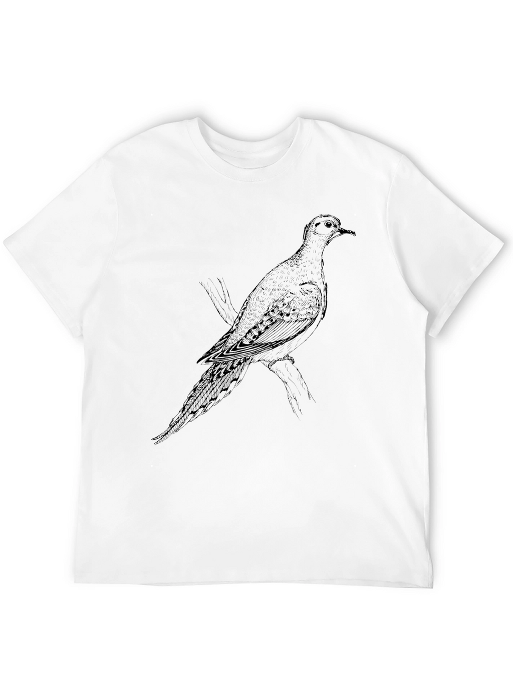 Bird Graphic Tee - Black