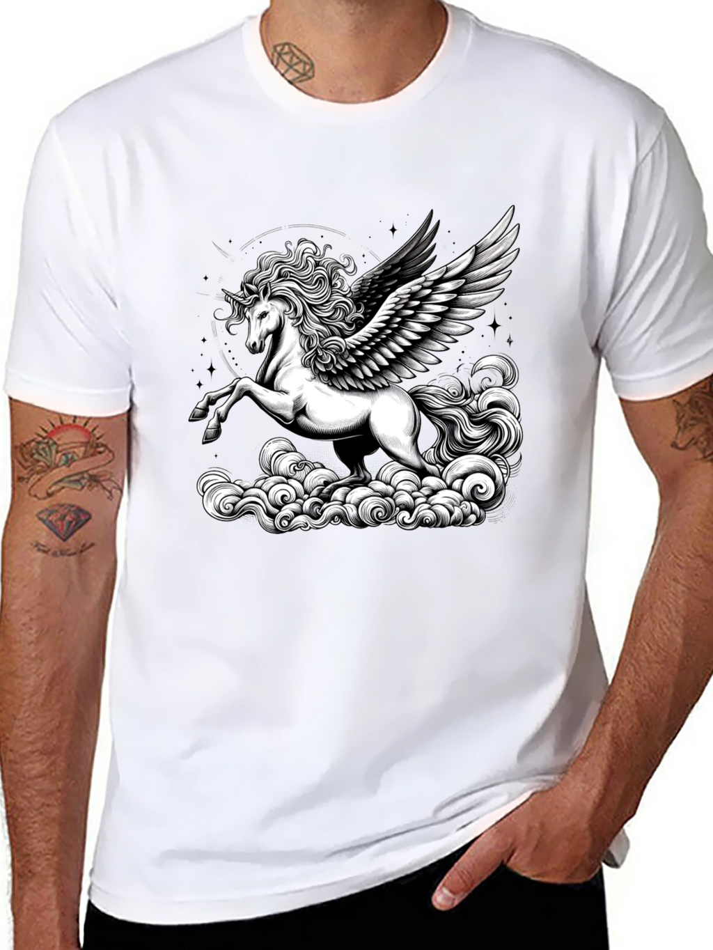 Unicorn Pegasus Graphic Tee