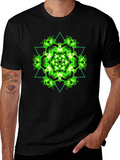 Geometric Green Graphic Tee