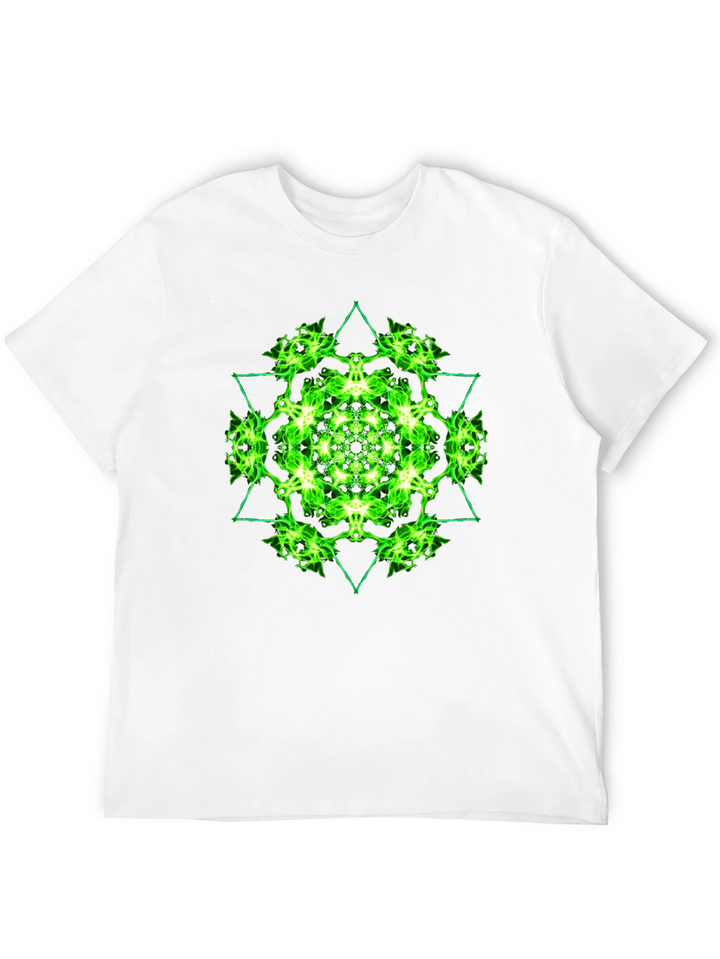 Geometric Green Graphic Tee