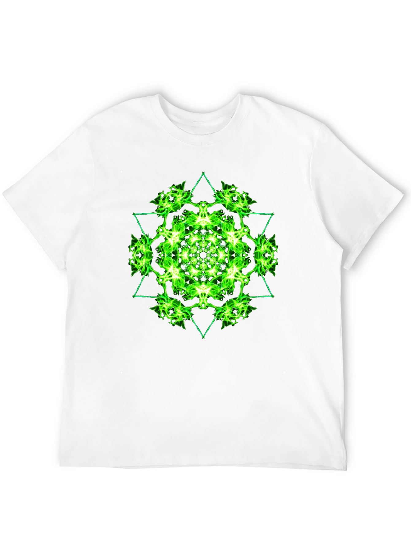 Geometric Green Graphic Tee