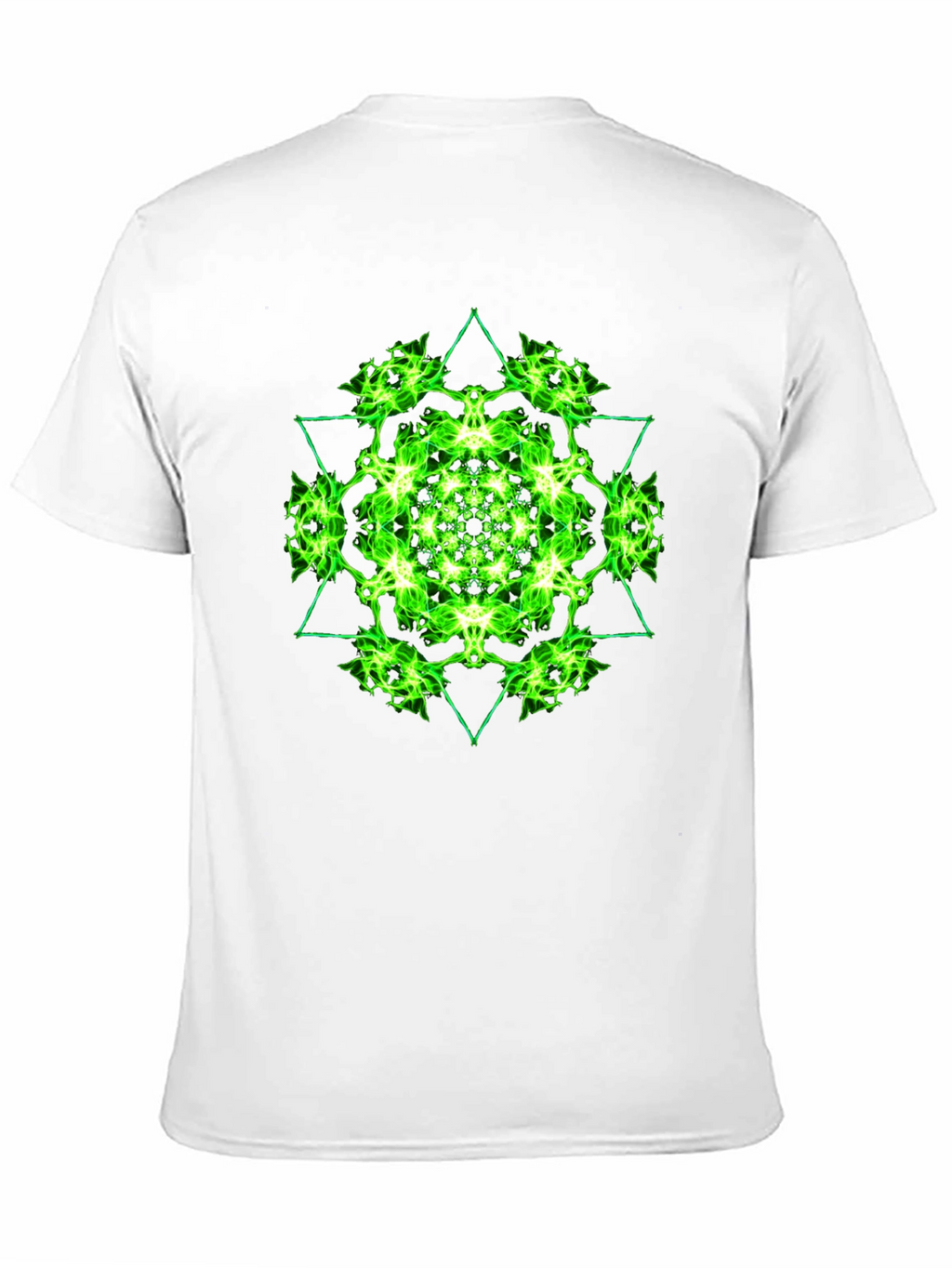 Geometric Green Graphic Tee