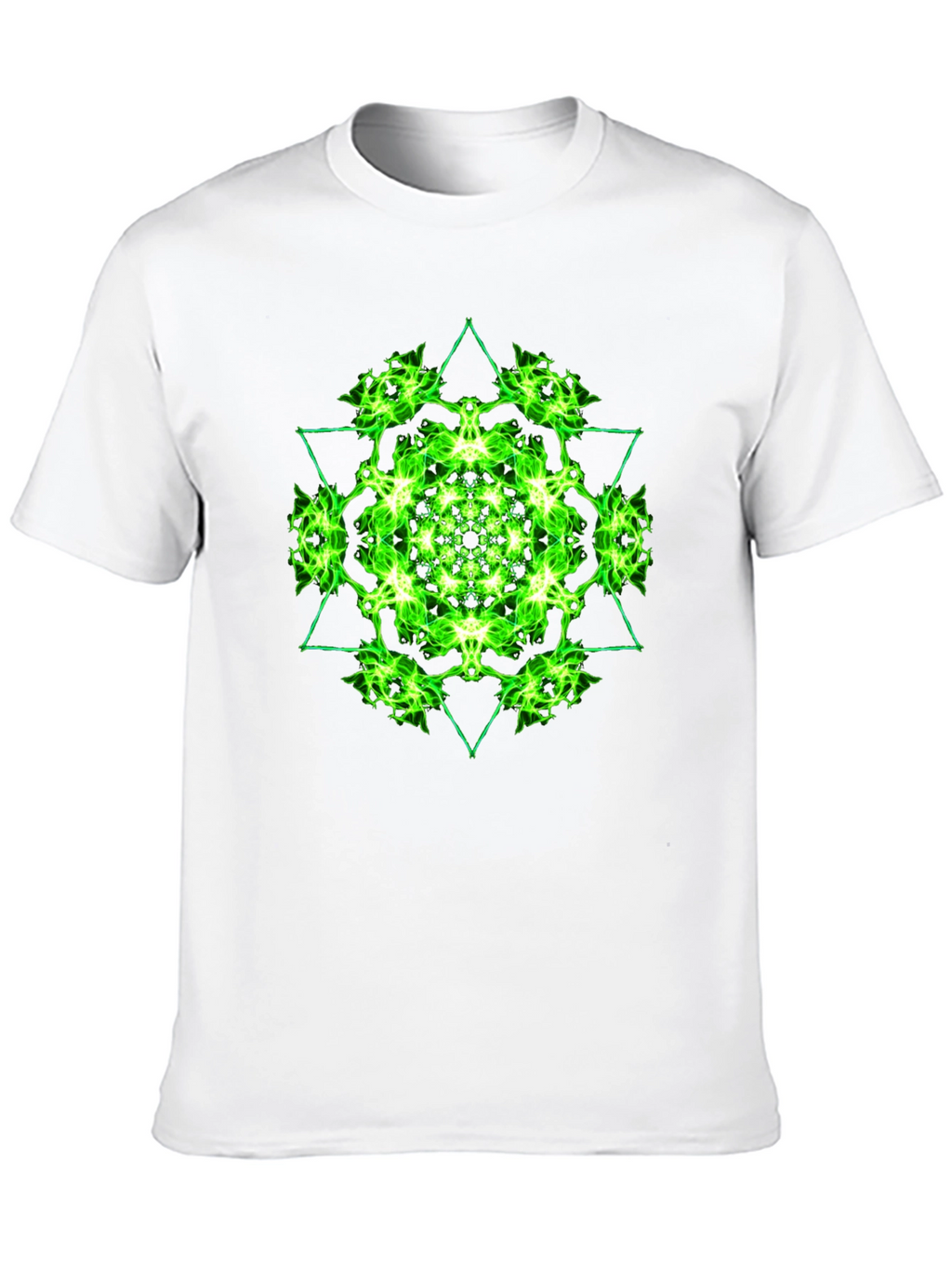 Geometric Green Graphic Tee