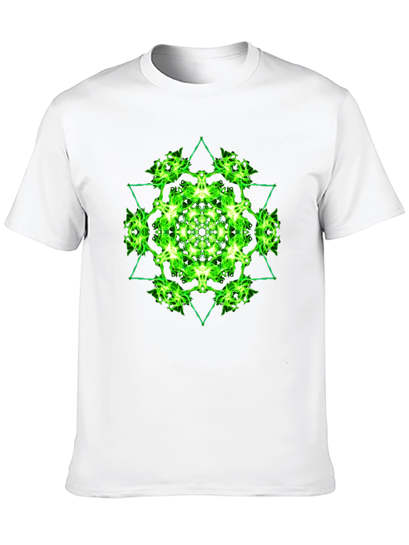 Geometric Green Graphic Tee