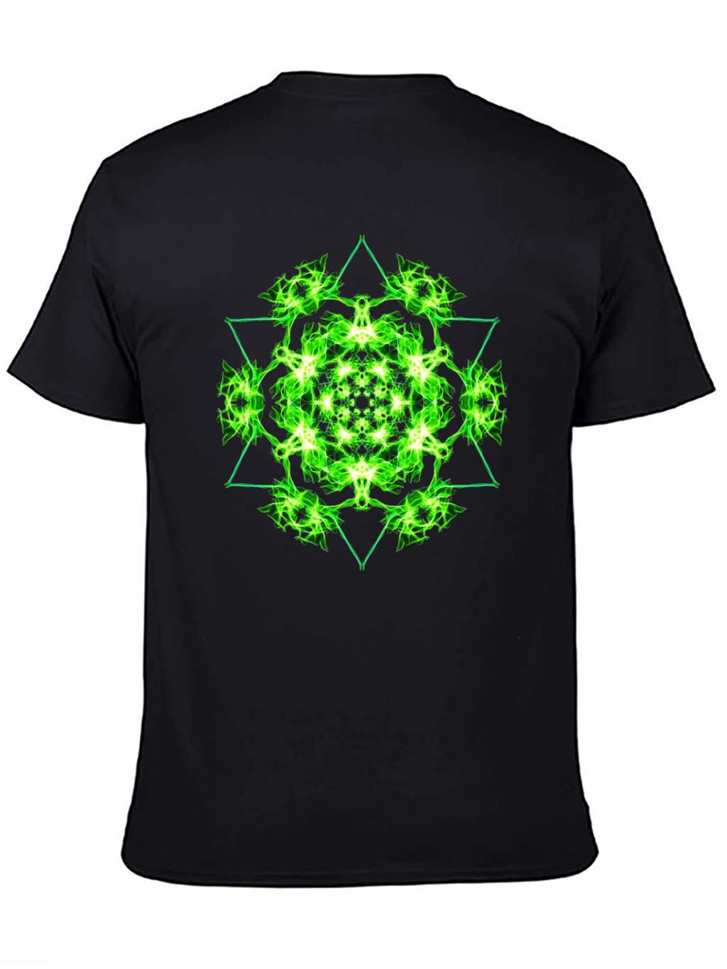 Geometric Green Graphic Tee