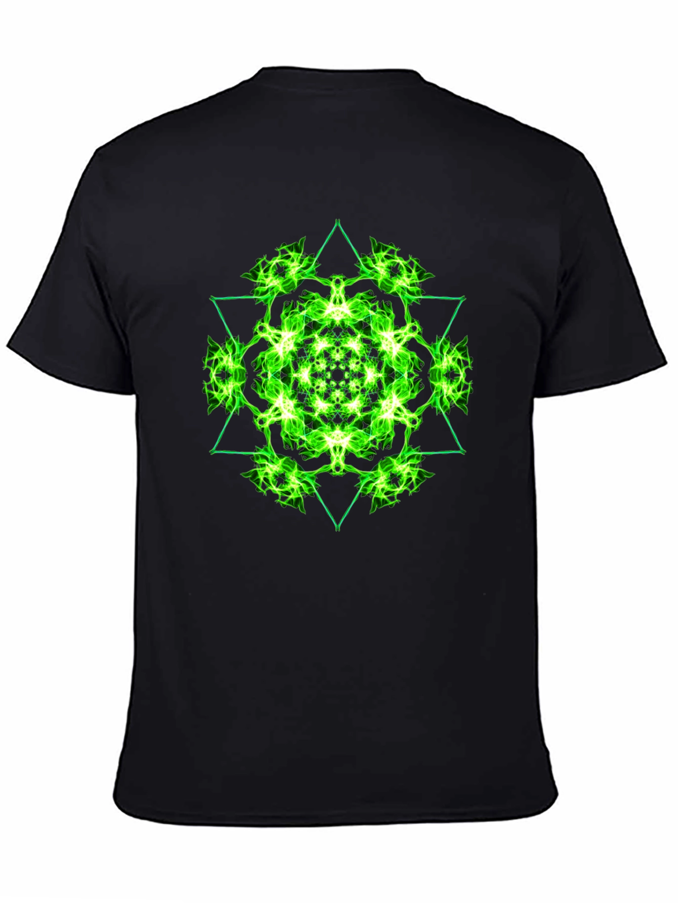 Geometric Green Graphic Tee