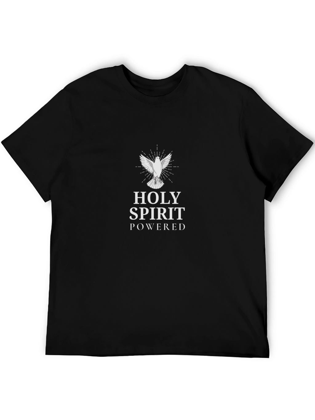 Holy Spirit Powered Black T-Shirt
