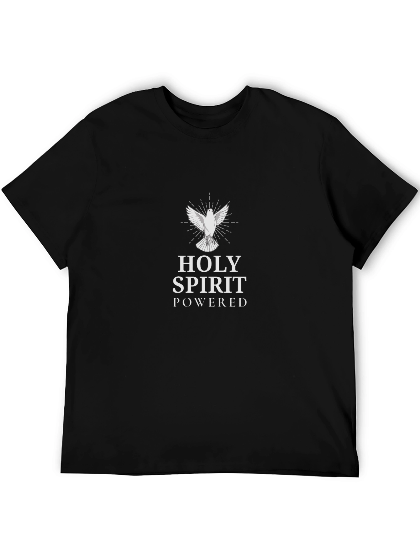 Holy Spirit Powered Black T-Shirt