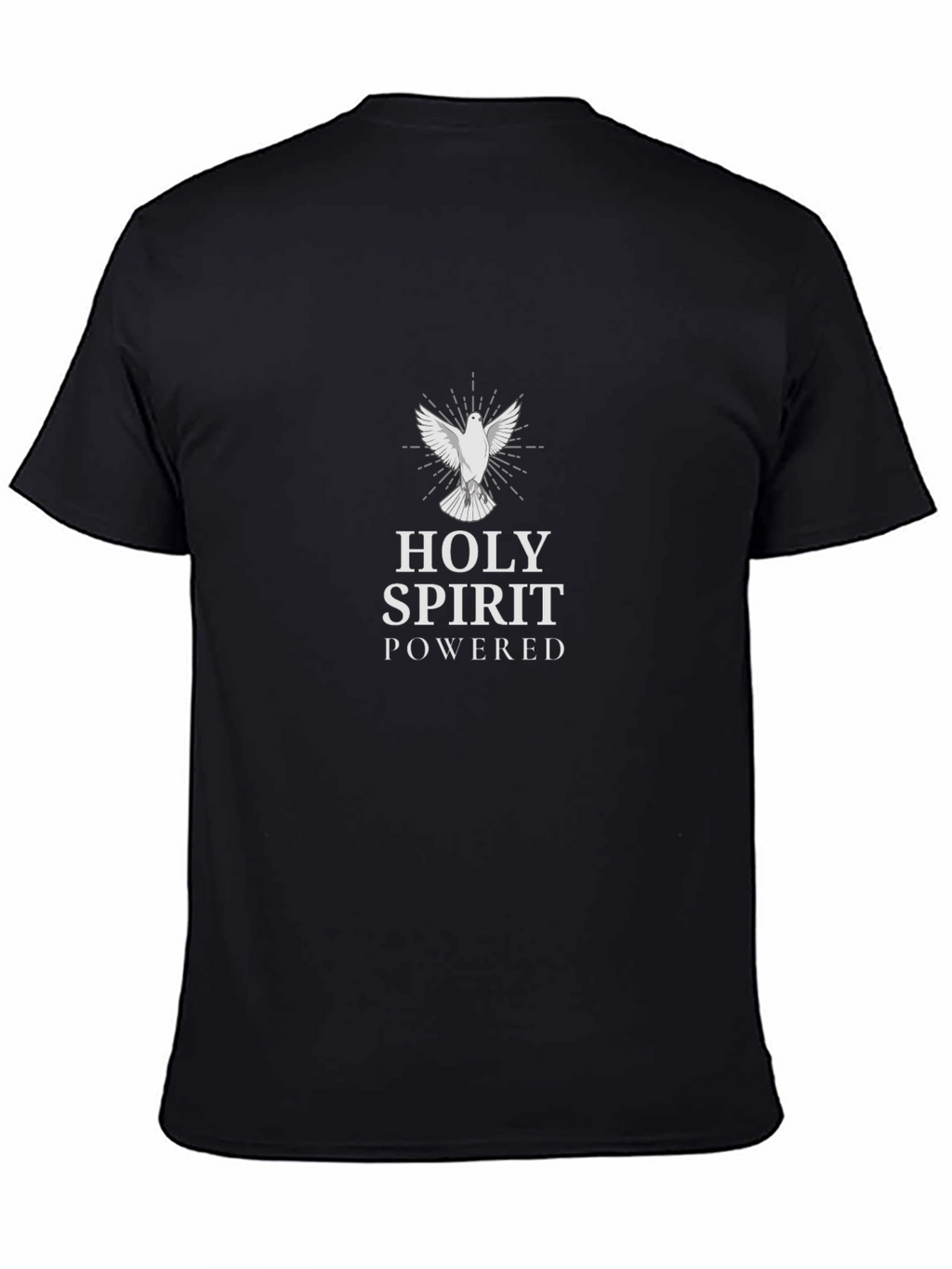 Holy Spirit Powered Black T-Shirt