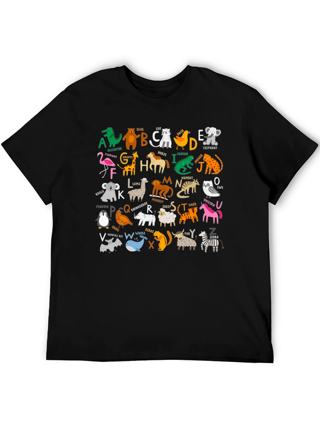Animal Alphabet T-Shirt - Educational & Fun