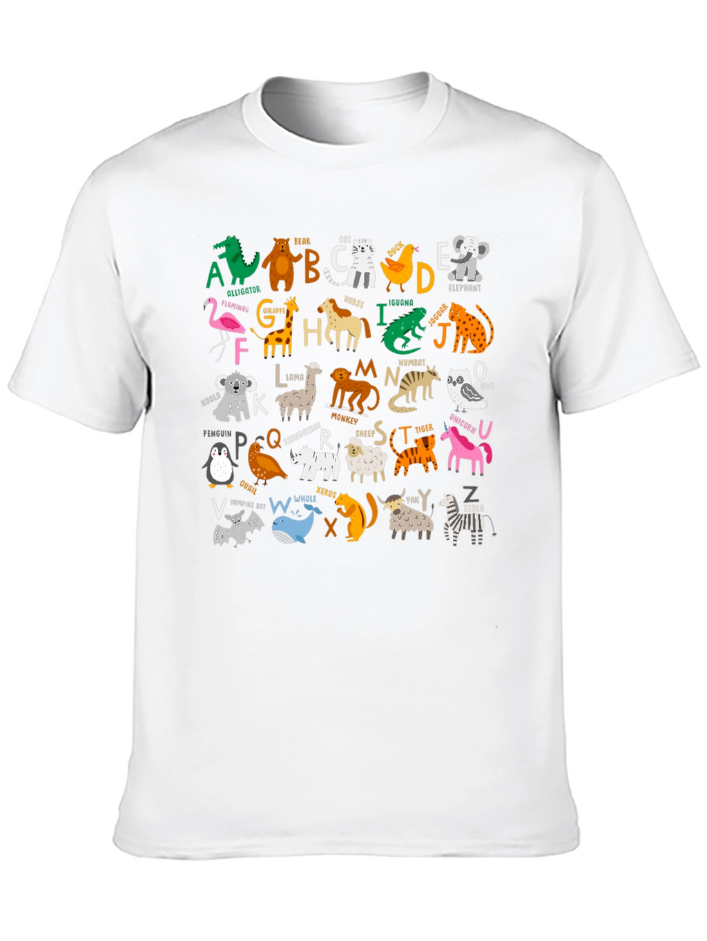 Animal Alphabet T-Shirt - Educational & Fun