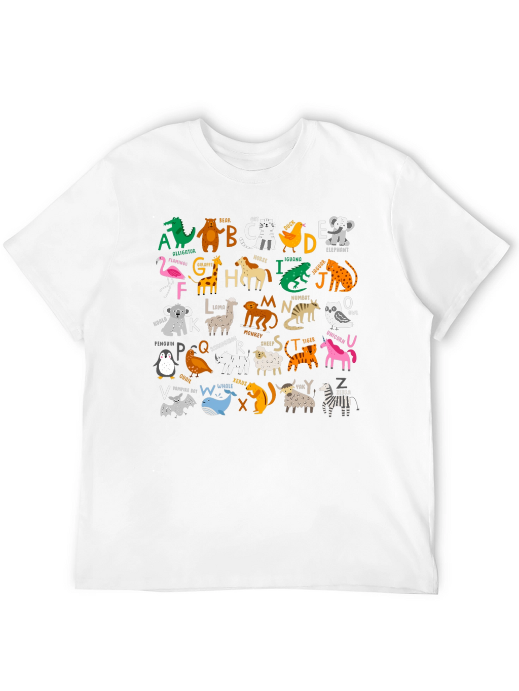 Animal Alphabet T-Shirt - Educational & Fun