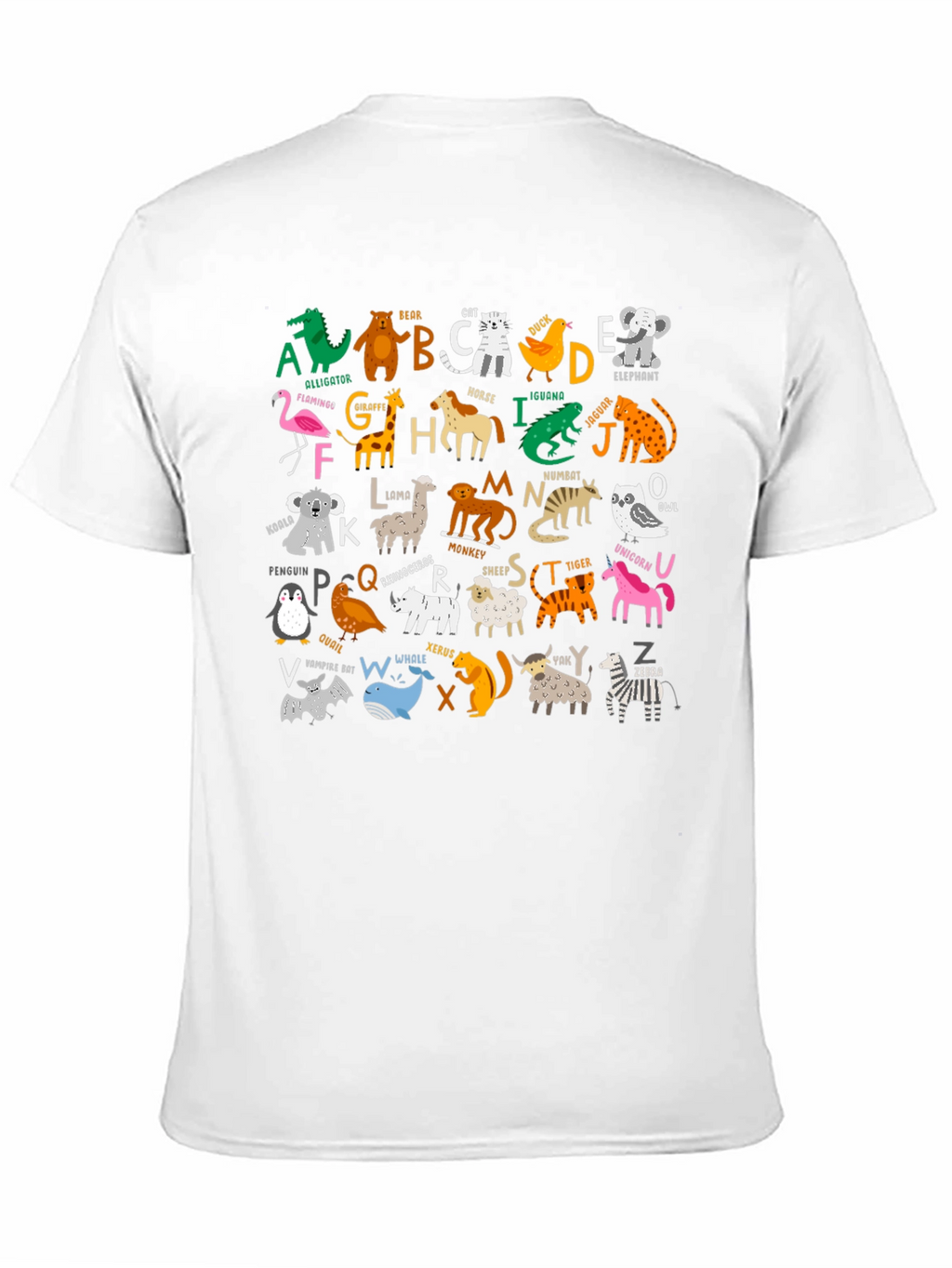 Animal Alphabet T-Shirt - Educational & Fun