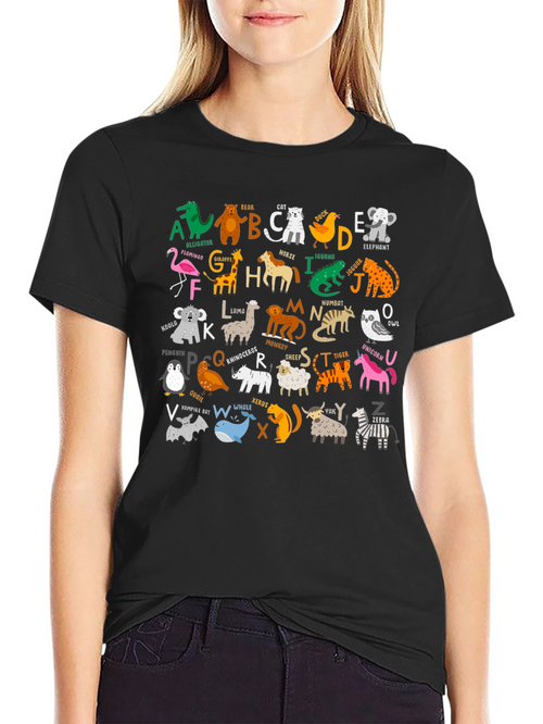 Animal Alphabet T-Shirt - Educational & Fun