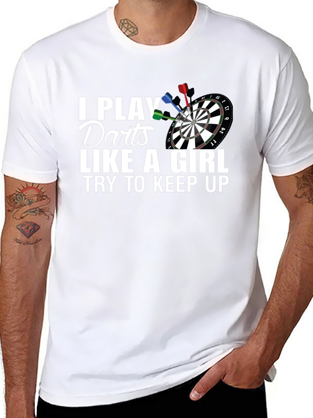 I Play Darts Like A Girl T-Shirt