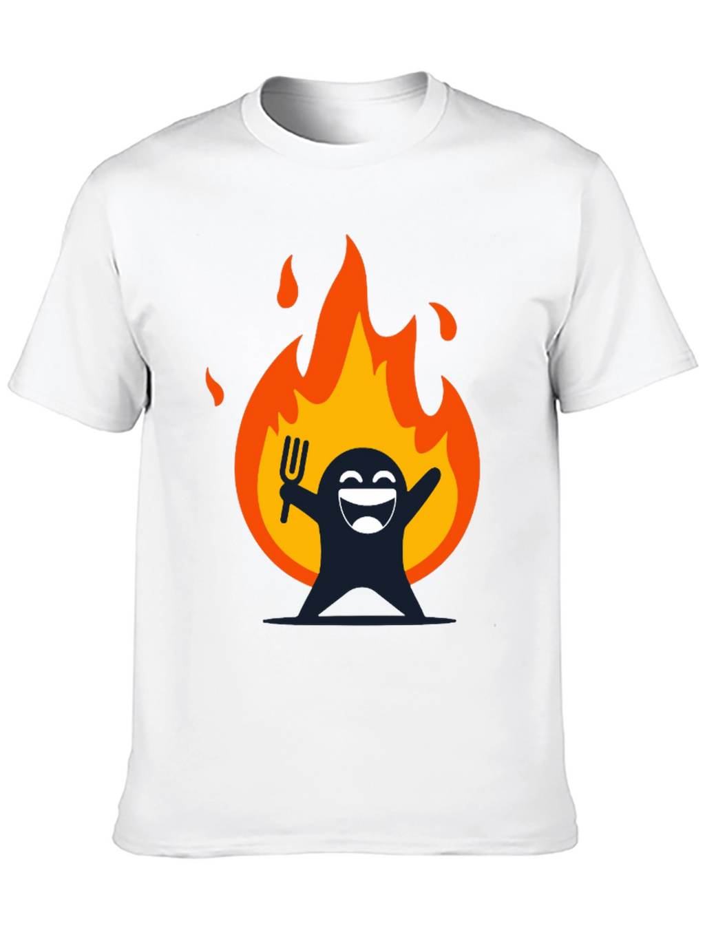 Fiery Fun Graphic T-Shirt - Dark Humor Tee
