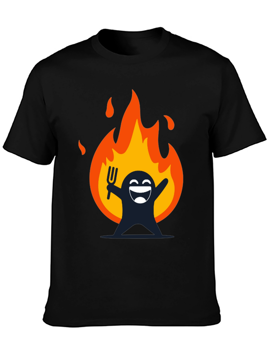 Fiery Fun Graphic T-Shirt - Dark Humor Tee