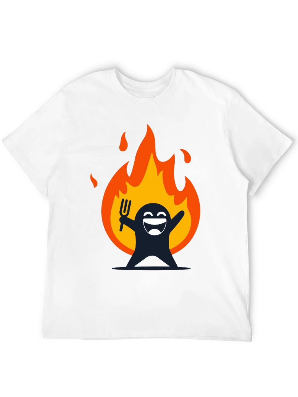 Fiery Fun Graphic T-Shirt - Dark Humor Tee