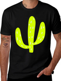 Cactus Graphic Tee - Modern Style