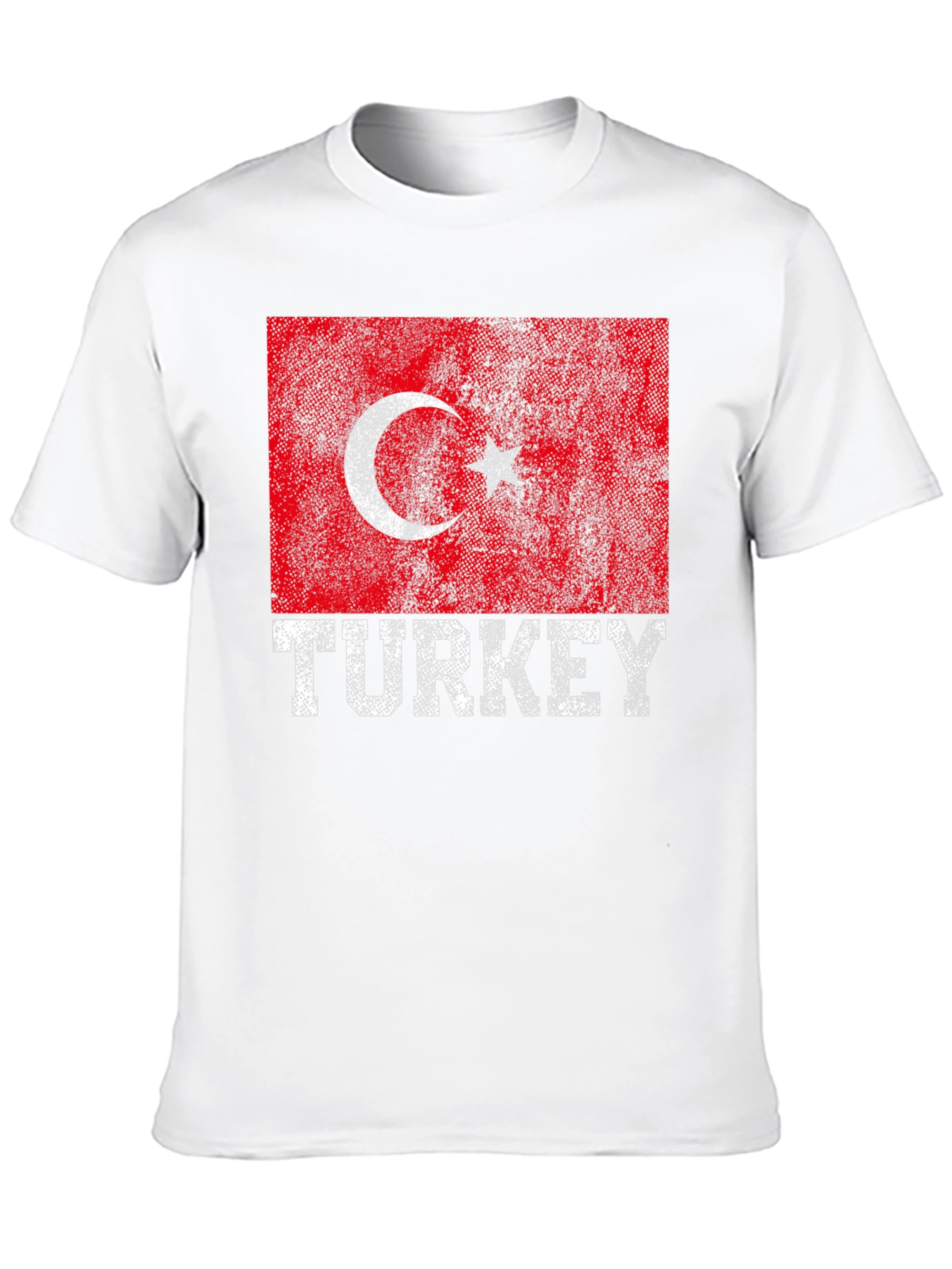 Turkey Flag T-Shirt - Distressed Graphic Tee