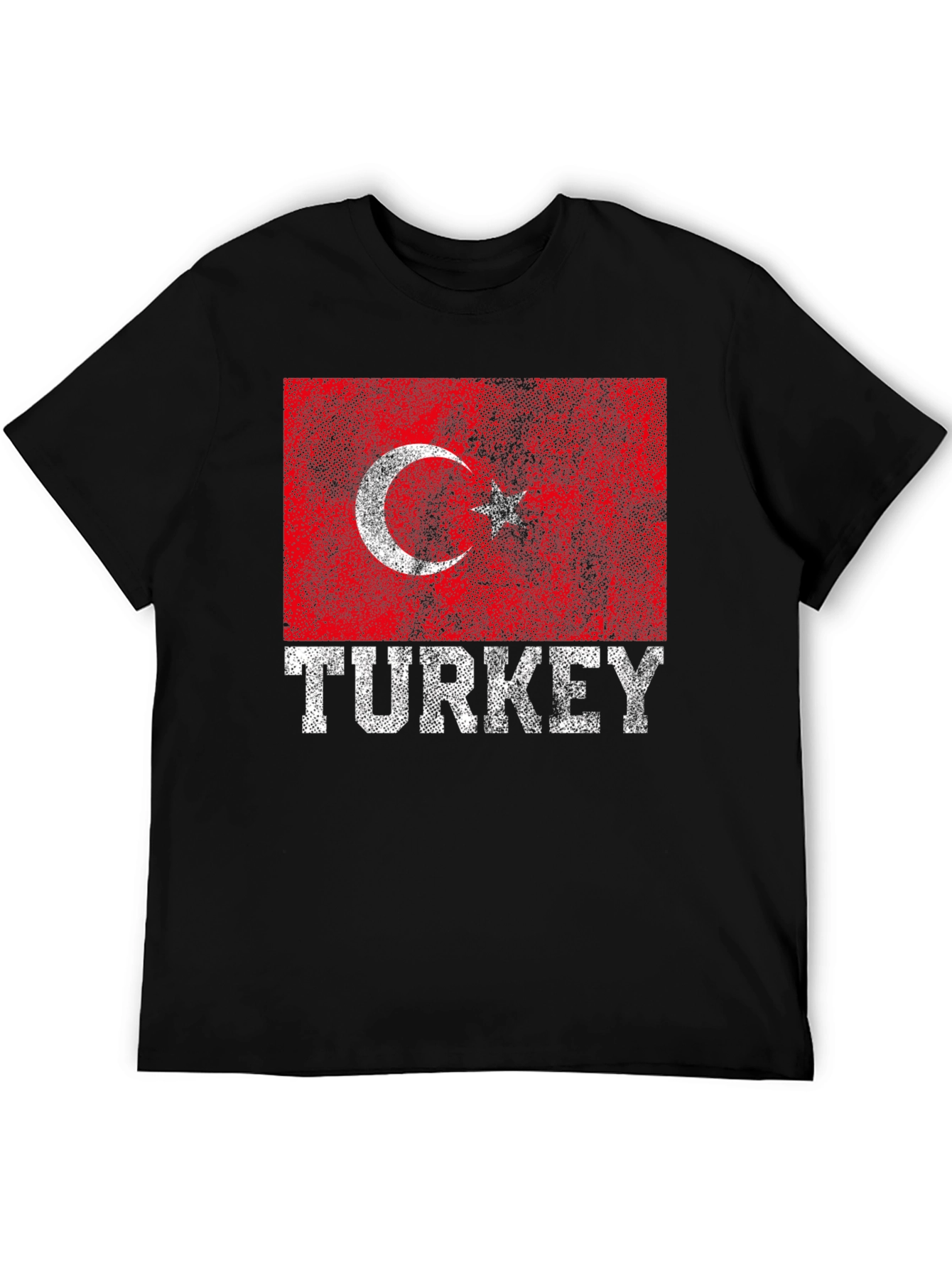 Turkey Flag T-Shirt - Distressed Graphic Tee