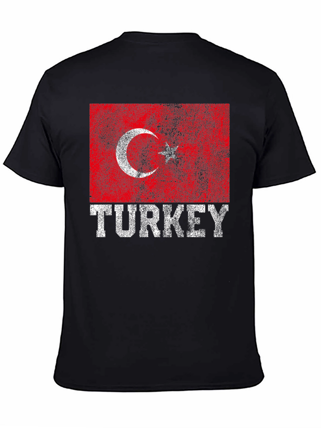 Turkey Flag T-Shirt - Distressed Graphic Tee