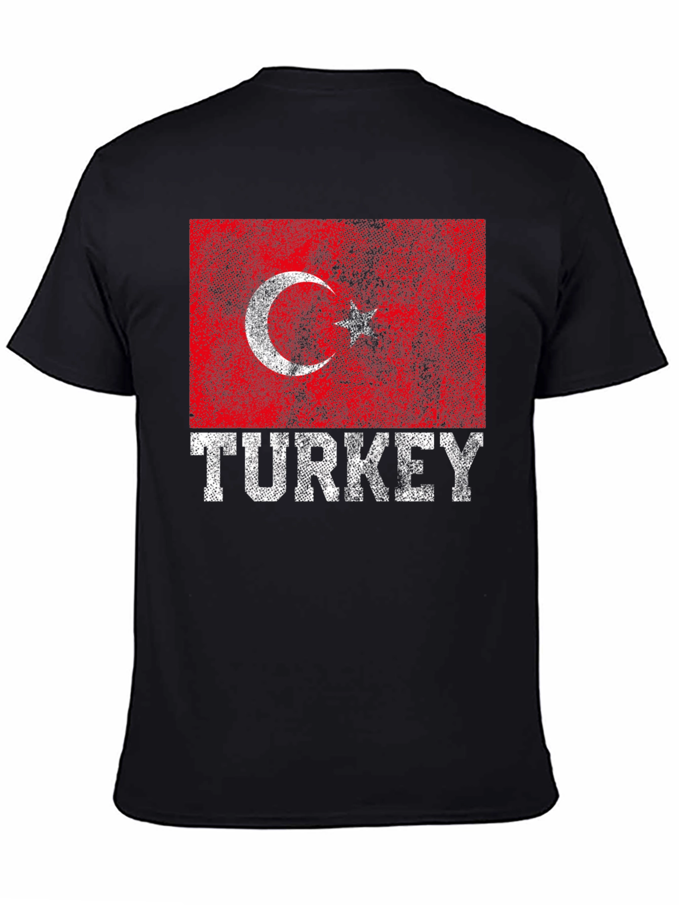 Turkey Flag T-Shirt - Distressed Graphic Tee