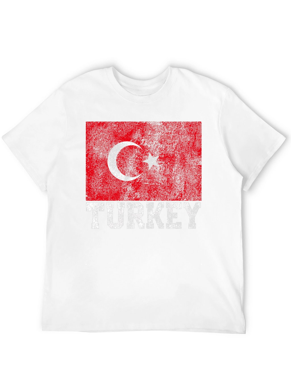 Turkey Flag T-Shirt - Distressed Graphic Tee