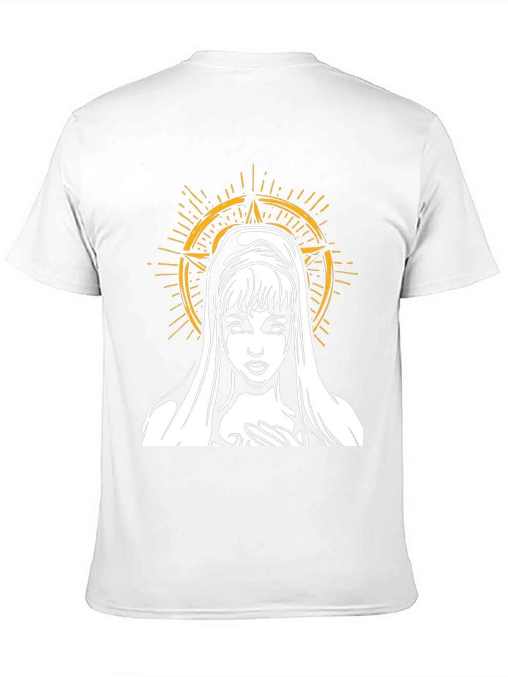 Virgin Mary Graphic Tee - Dark Aesthetic T-Shirt