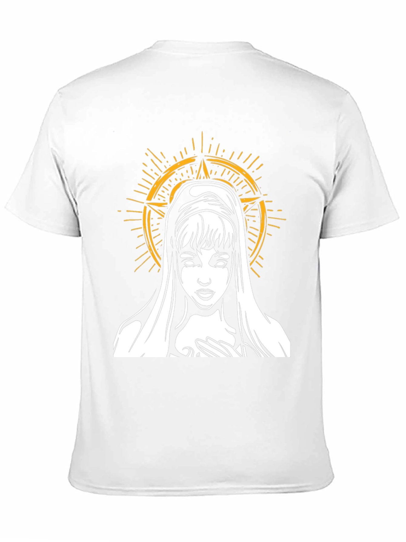Virgin Mary Graphic Tee - Dark Aesthetic T-Shirt
