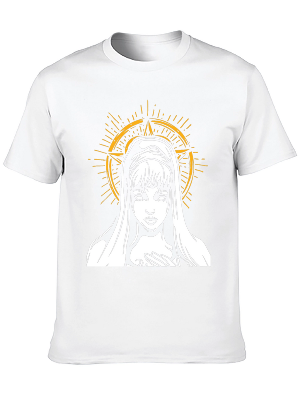 Virgin Mary Graphic Tee - Dark Aesthetic T-Shirt