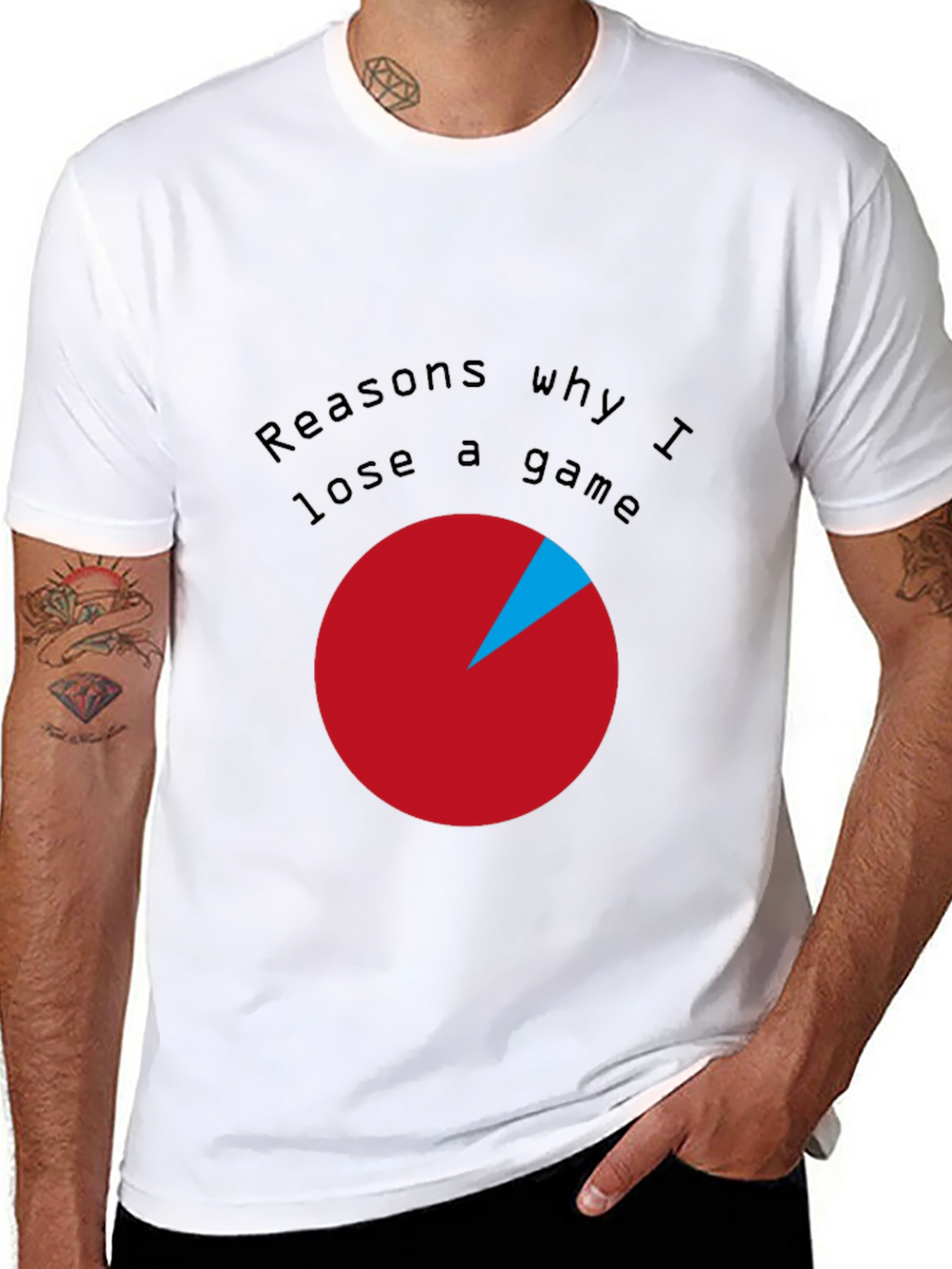 Reasons I Lose Game T-Shirt - Funny Gamer Tee